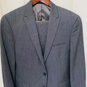 Men’s Slim Egara Suit gray Size 42 Regular